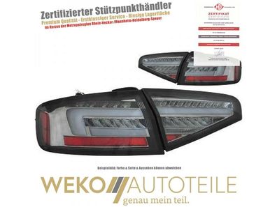 LED Dynamischer Blinker Rücklicht Set smoke für Audi A4 B8 Limo ab Bj 2012