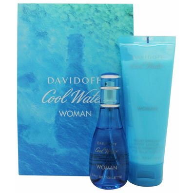 Davidoff Cool Water Geschenkset 30ml EDT + 75ml Body Lotion