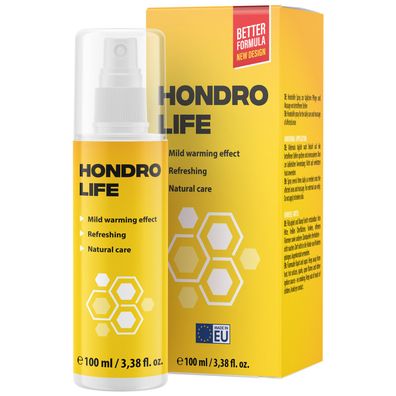 Hondrolife Spray - Premium Spray mit mild warming effect - 100 ml Inhalt
