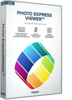 Franzis Photo Express Viewer - Bildbetrachter - RAW -TIFF -PC Download Version