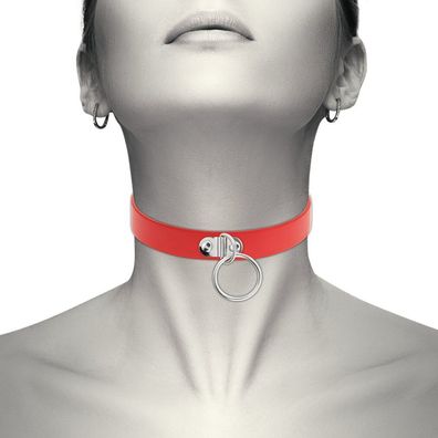 Coquette CHIC DESIRE HAND Crafted CHOKER FETISH - RED