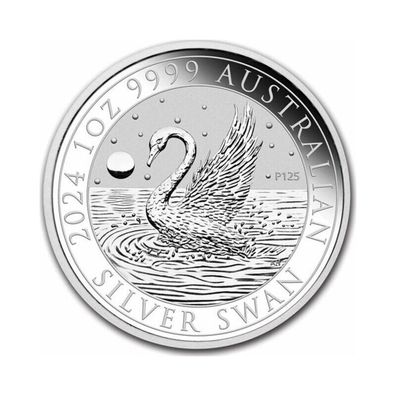 Perth Mint Australien Schwan 2024 1 oz 999 Silbermünze Silber (8)