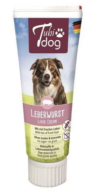 Tubi-DOG Tubi Dog Hundeleberwurst Leberwurst in der Tube 75g