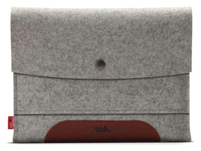 Pack & Smooch Merino Schutzhülle Tasche iPad Air 2 10" grau - neu
