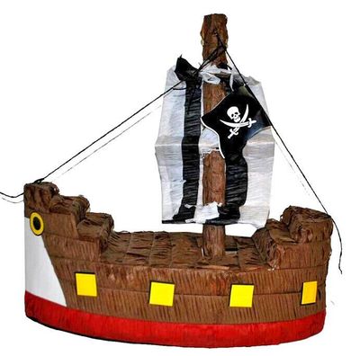 Pirate Piratenschiff Piratenboot Pinata Kinder Party Geburtstag Boy-Girl