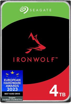 Seagate IronWolf 4TB interne Festplatte, NAS HDD, 3.5 Zoll, 5400 U/ Min