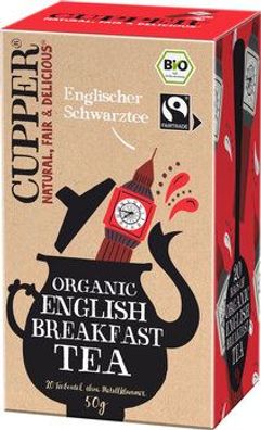 Cupper 6x English Breakfast Tea 50g