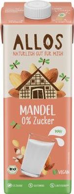 Allos 3x Mandel 0% Zucker Drink 1l