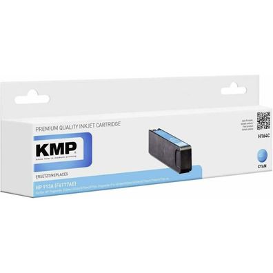 KMP H164C cyan Tintenpatrone ersetzt HP 913A (F6T77AE)