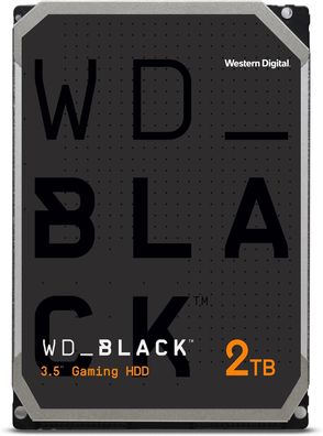 WD BLACK Hochleistungsspeicher 2 TB (HDD, interne Gaming Festplatte, 7.200 U/ min)