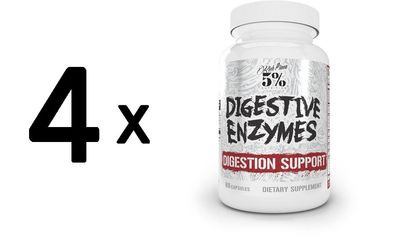 4 x Digestive Enzymes - 60 caps
