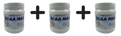 3 x BCAA Max Support, Orange - 500g