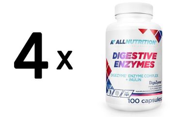 4 x Digestive Enzymes - 100 caps