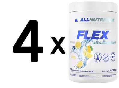4 x Flex All Complete, Lemon - 400g