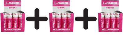 3 x L-Carni Shock - 12 x 80 ml.