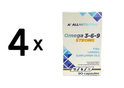 4 x Omega 3-6-9 Strong - 90 caps