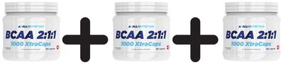 3 x BCAA 2:1:1 1000 Xtra Caps - 180 caps