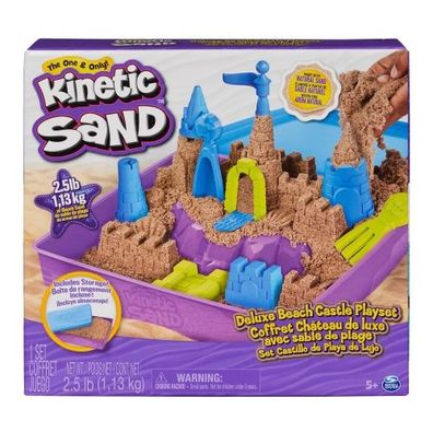 Spin Master - Kinetic Sand Deluxe Beach Castle Playset - Spin Master - ...