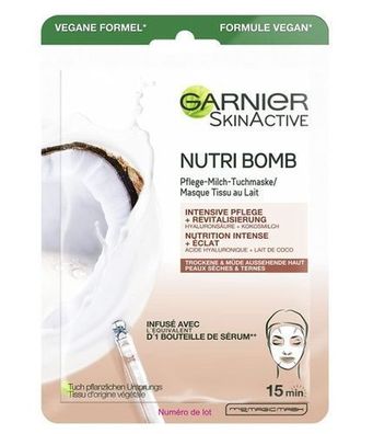Garnier Nutri Bomb Gesichtsmaske, Intensiv Feuchtigkeit 28g