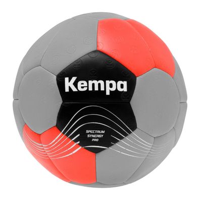 KEMPA Handball Spectrum Synergy Pro Sonderpreis Grau/ Rot Größe 2 NEU