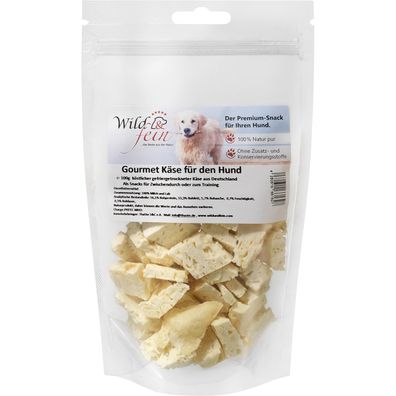 Wild & Fein Gourmet Käsesnack, gefriergetrocknet - 100 g