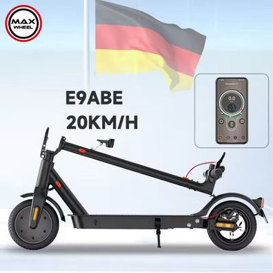 E-Scooter mit Straßenzulassung Roller E9ABE, 350W, 8.5", 20km/ h, bis zu 30Km