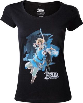 Zelda Breath of the Wild – weiblicher T-Shirt-Link mit Pfeil - Star ...