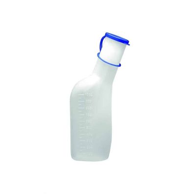 Meditrade Urinflasche & Urinflaschenhalter für Männer, 1000 ml - Urinflasche | Packun