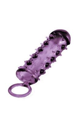 Sexkappe für Penis mit Hodenring