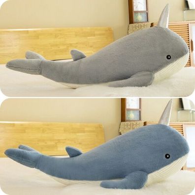 Large Whale Plüschtiere Pillow for Girls Adorable Stuffed Animal Doll Ideal for