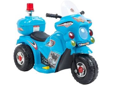 Kinder Elektrofahrzeug, Elektromotorrad mit LED Blau