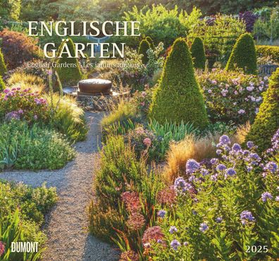 Kalender 2025 - Englische Gärten 2025- 38 x 35,5cm