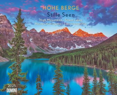 Kalender 2025 - Hohe Berge - Stille Seen 2025- 52 x 42,5cm
