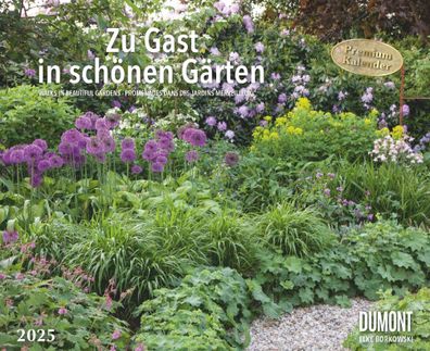 Kalender 2025 - Zu Gast in schönen Gärten 2025- 52 x 42,5cm