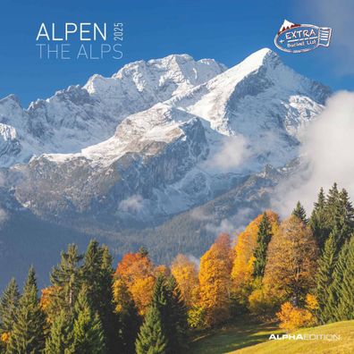 Kalender 2025 -Alpen 2025- 30 x 30cm