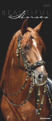 Kalender 2025 -Beautiful Horses 2025- 30 x 70cm
