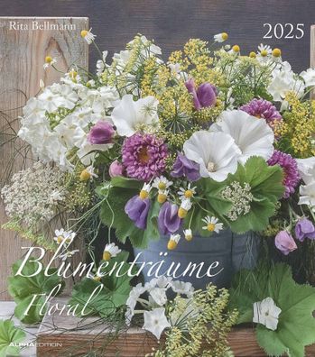 Kalender 2025 -Blumenträume 2025- 30 x 34cm