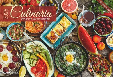 Kalender 2025 -Culinaria - Der große Kéchenkalender 2025- 42 x 29cm