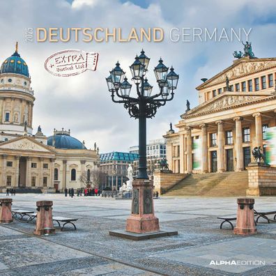 Kalender 2025 -Deutschland 2025- 30 x 30cm