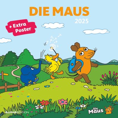 Kalender 2025 -Die Maus 2025- 30 x 30cm