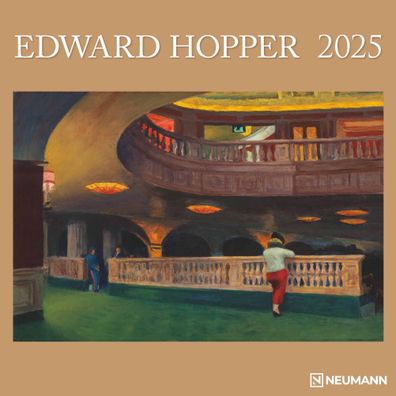Kalender 2025 -Edward Hopper 2025- 30 x 30cm