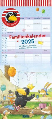 Kalender 2025 -Familien Der kleine Rabe Socke 2025- 22 x 49,5cm