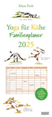 Kalender 2025 -Familien Yoga fér Kéhe 2025- 22 x 49,5cm