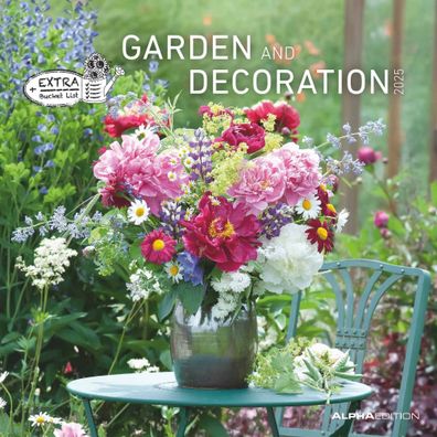 Kalender 2025 -Garden & Decoration 2025- 30 x 30cm