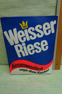 Sator Weißer Riese DM3,00 750g ohne Kochen aus dem Hause Pril 60er Jahre OVP