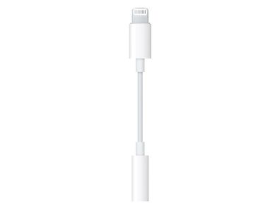 Apple Adapter Lightning auf 3,5-mm Kopfhöreranschluss Adapter Kabel weiß