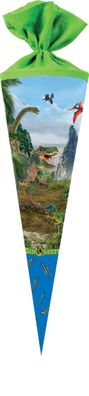Nestler Schultüte 70cm rund mit Filzverschluss Schleich® - Dinosaurs 2