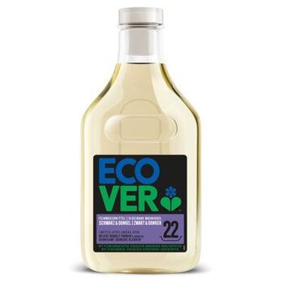 ECOVER 3x Feinwaschmittel Schwarz & Dunkel – Limette & Lotus 1l