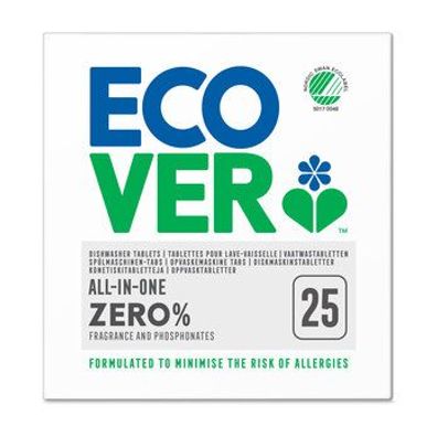 Ecover Zero 3x Zero Spülmaschinen Tabs All-in-One 500g