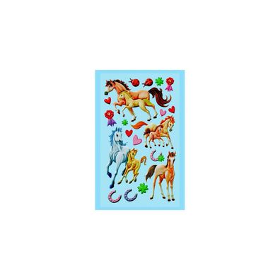 Roth Soft-Sticker Pferde, 10x20 cm, 19 Teile